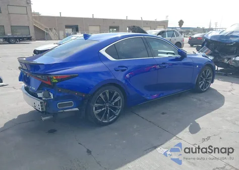 2021 Lexus Is 350 F Sport z USA, uszkodzony, nr VIN JTHGZ1B26M5041426